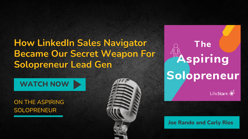 LinkedIn Sales Navigator Aspiring Solopreneur