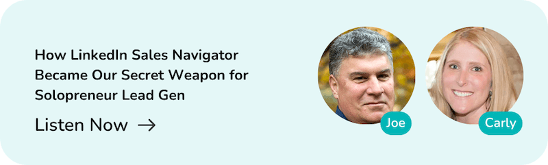 Sound Bite Linkedin Sales Navigator Desktop