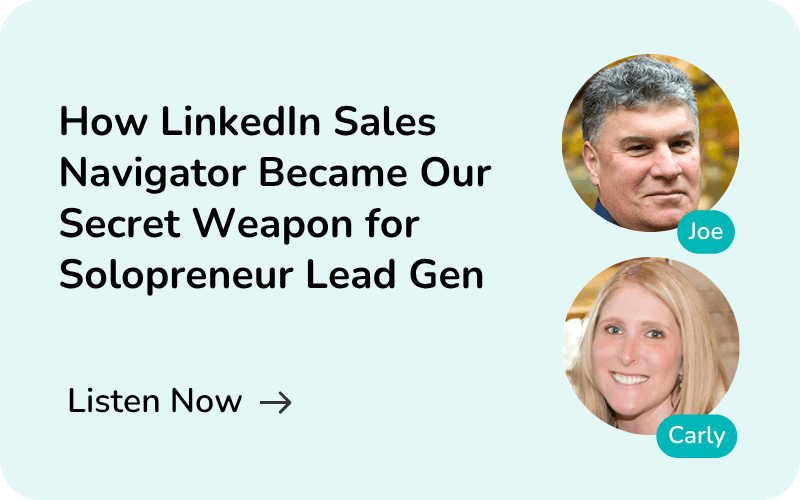 Sound Bite Linkedin Sales Navigator Mobile