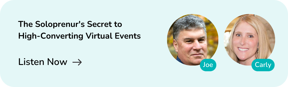The Solopreneurs Secret To High-Converting Virtual Events