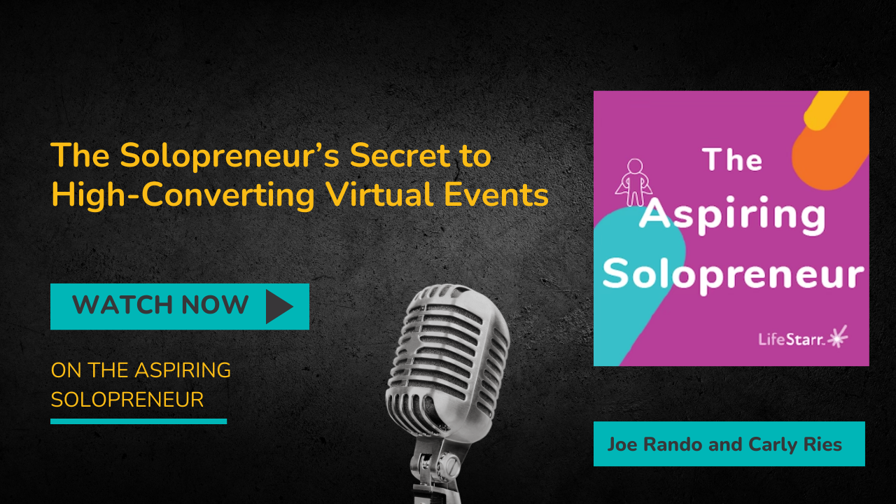 solopreneurs secret to high-converting virtual events