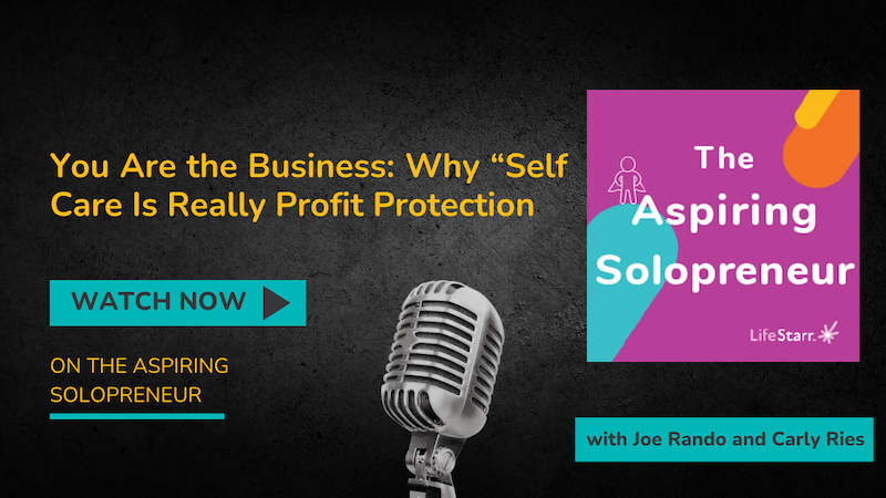 self care is profit protection