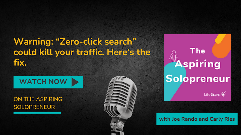zero click search for solopreneurs
