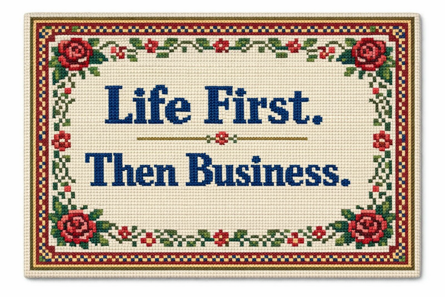 Life First. Then Business.