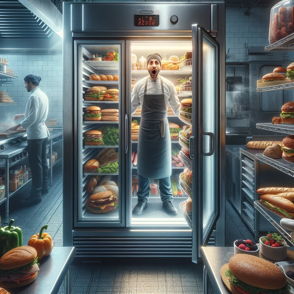 Locked in Walk In Fridge