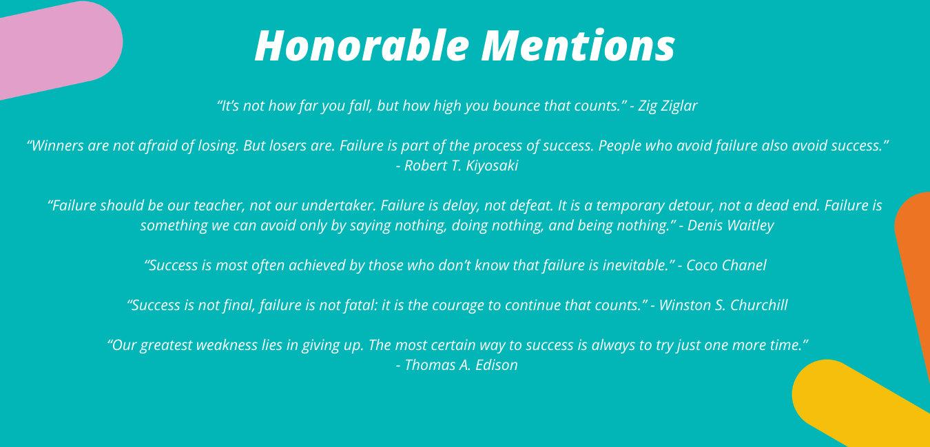 motivational quotes for overcoming failure