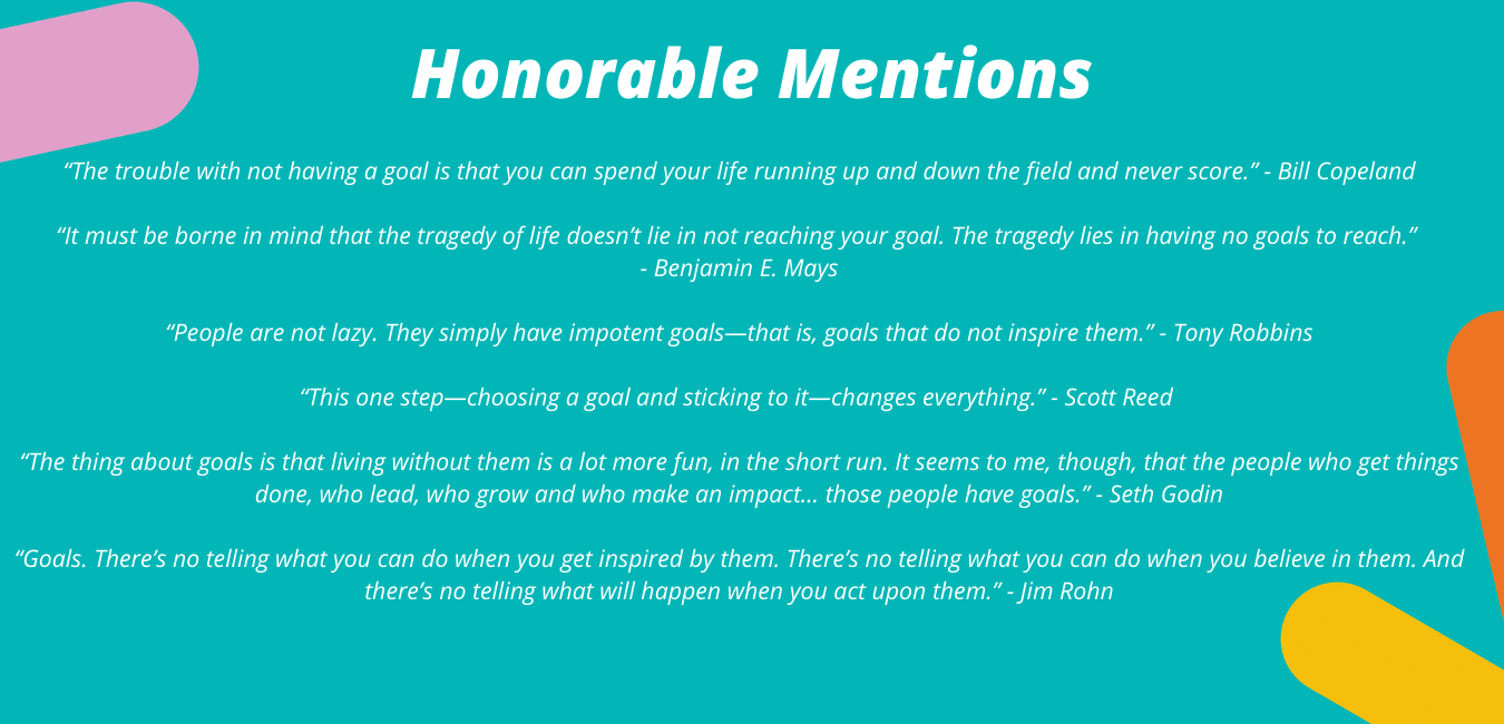 motivational quotes for setting goals