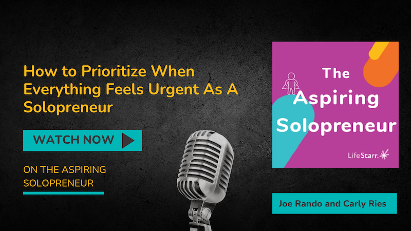 prioritization for solopreneurs